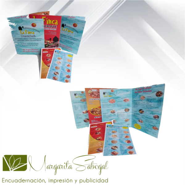 Cartas Menú