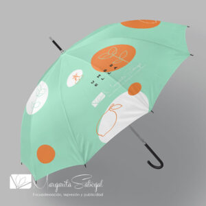 Sombrilla diseño personalizado 2